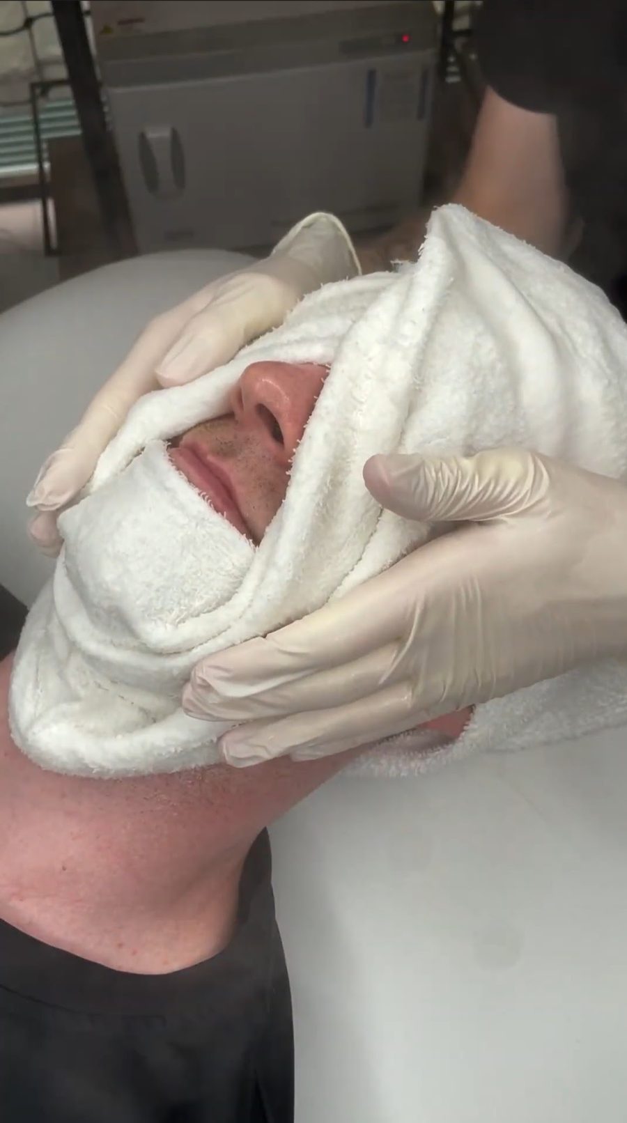 Vietnamese head and scalp massage with heating packs and acupressure tools at Awaken Zen Spa in Mesa, AZ