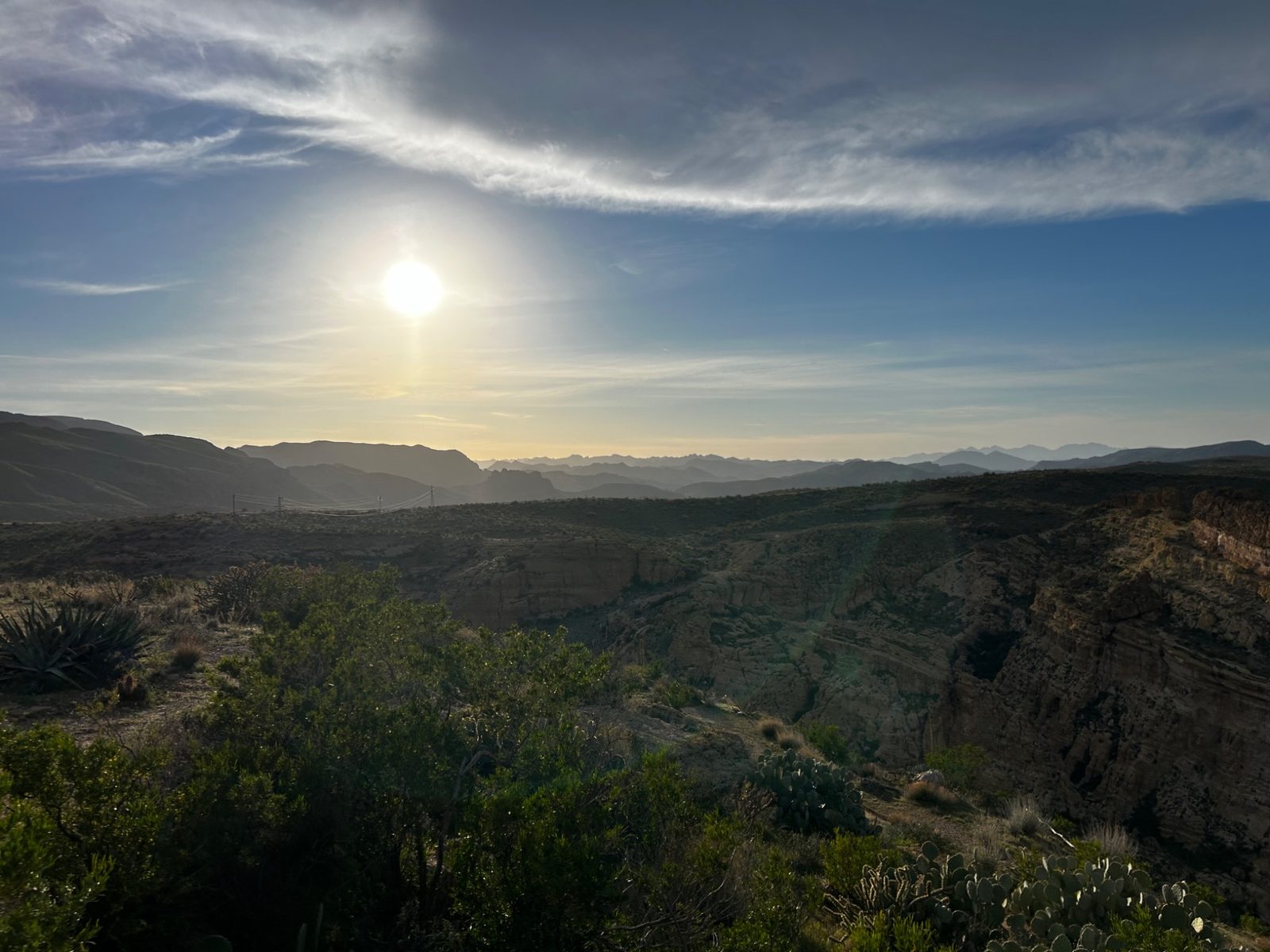Peaceful desert canyon at sunset — the calming, restorative quality of deep relaxation